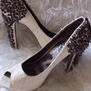 Sam Edelman heels with spikes and gems